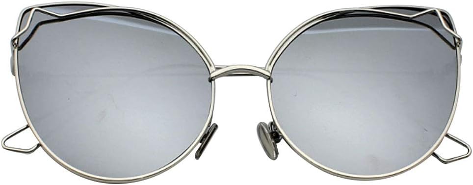 

Женские модные солнцезащитные очки CLARA в тонкой металлической оправе, линзы конфетных цветов, современный дизайн, идеально подходят для вождения и путешествий, Silver Frame+white Silver