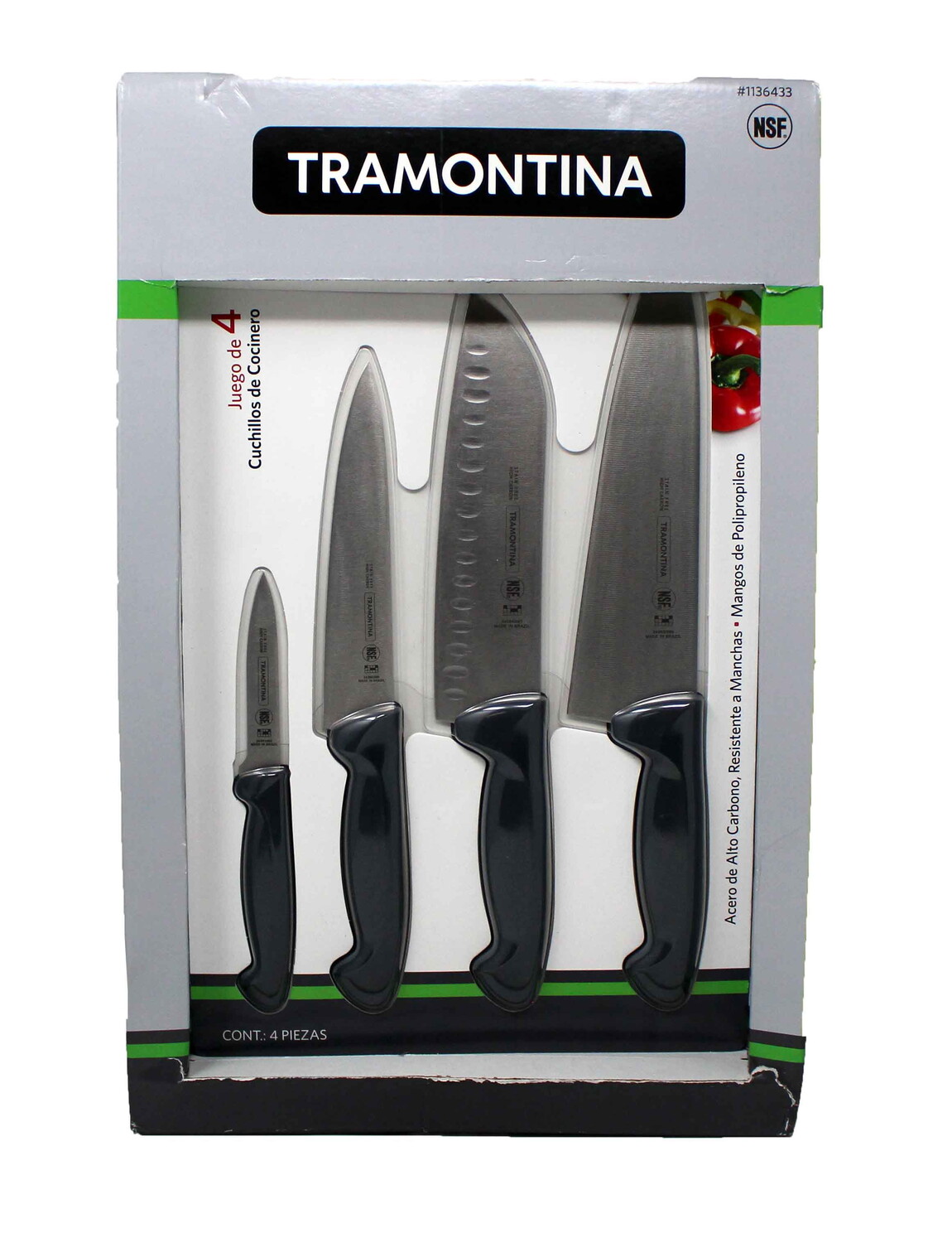 

Набор ножей Tramontine Proline Cooks, 4 штуки