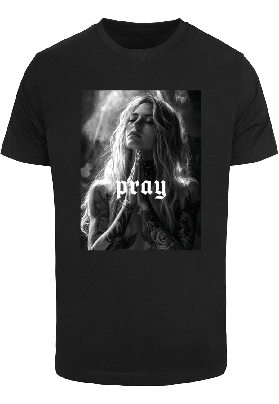 

Рубашка Mister Tee Praying Girl, черный