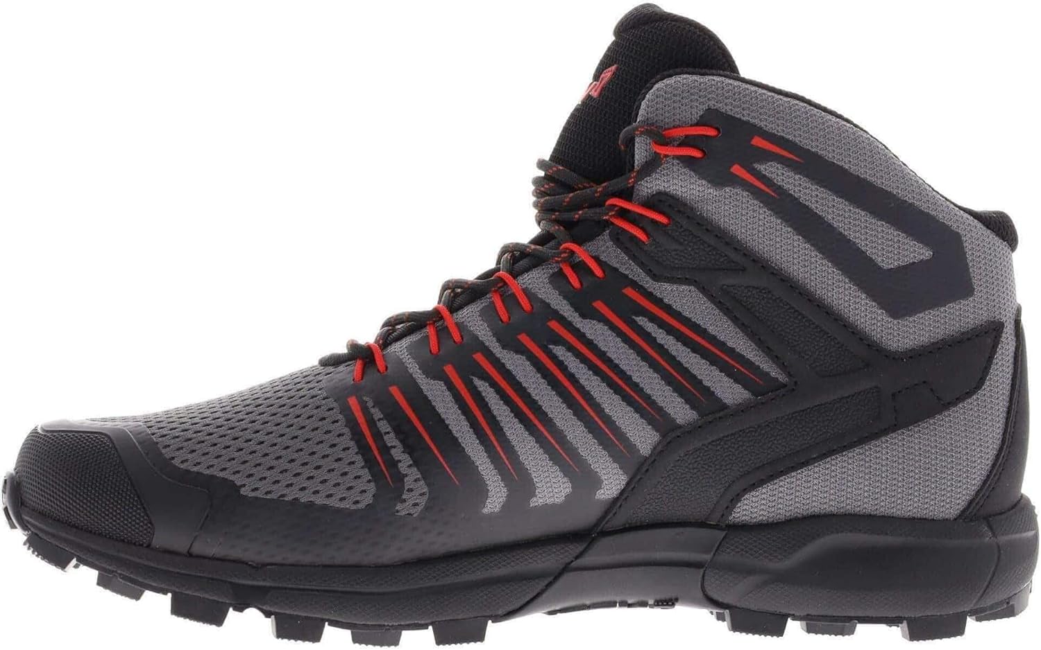 Мужские водонепроницаемые легкие походные ботинки Inov-8 Roclite 345 GTX Inov8, черный/красный/серый — фото 3