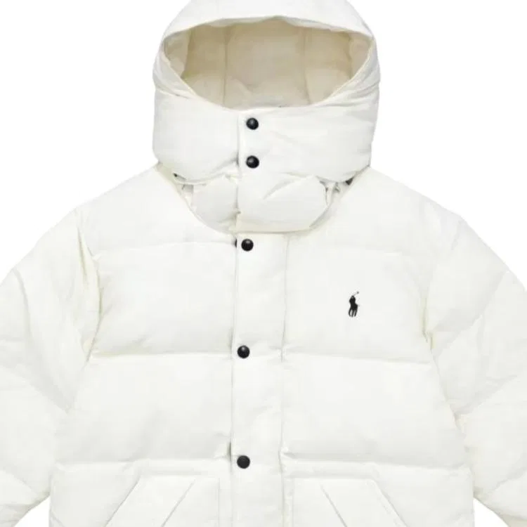 Пуховик женский Polo Ralph Lauren белый — фото 3