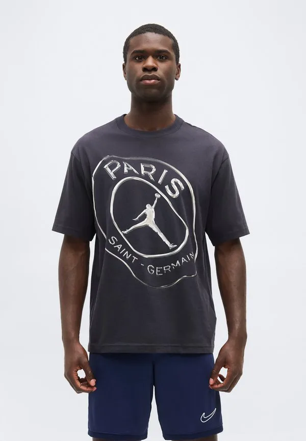Тренировочная футболка, клубная форма psg Nike Performance, Oil Grey/White