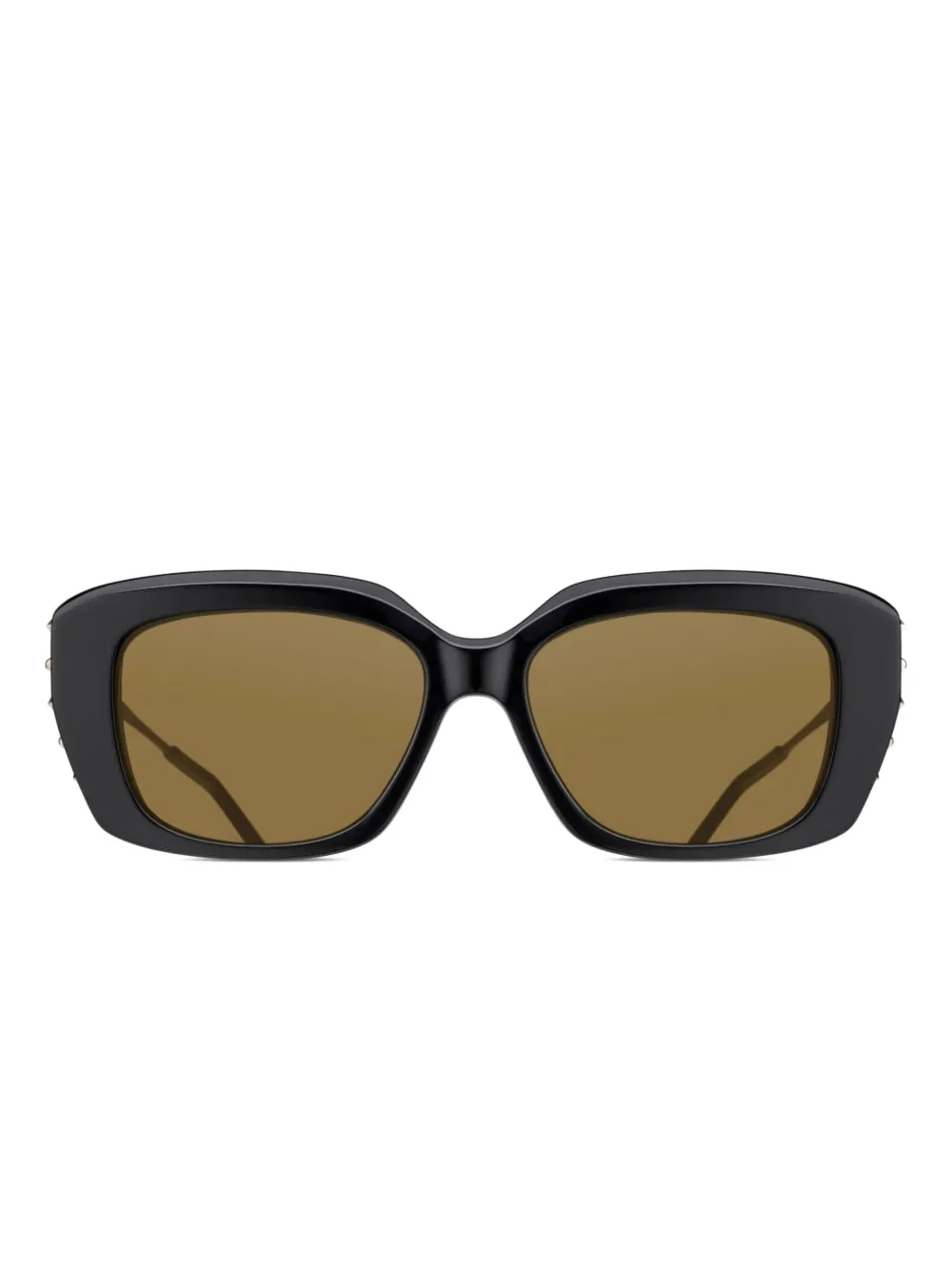 

Солнцезащитные очки в квадратной оправе Matsuda, черный