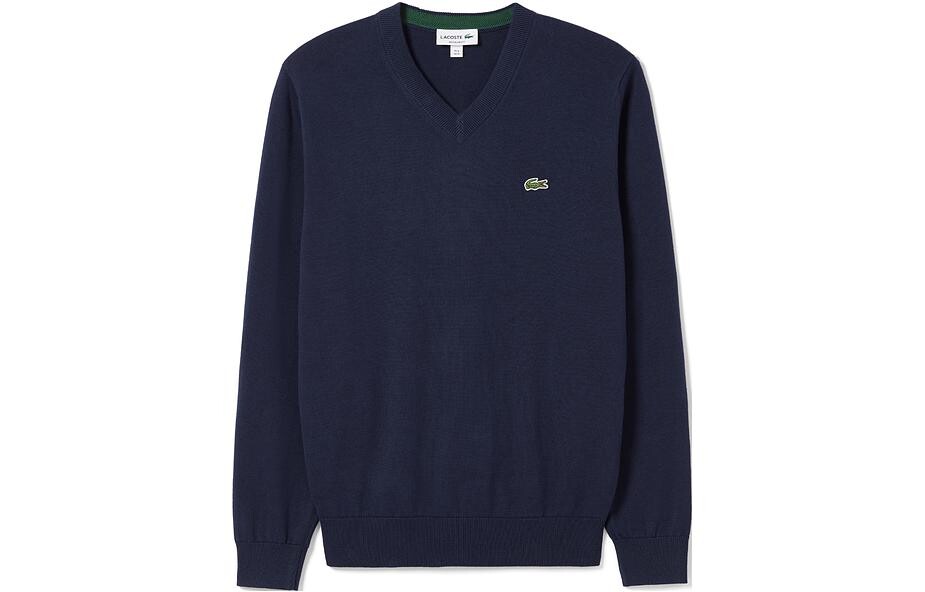 

Хлопковая толстовка с логотипом Lacoste, темно-синий