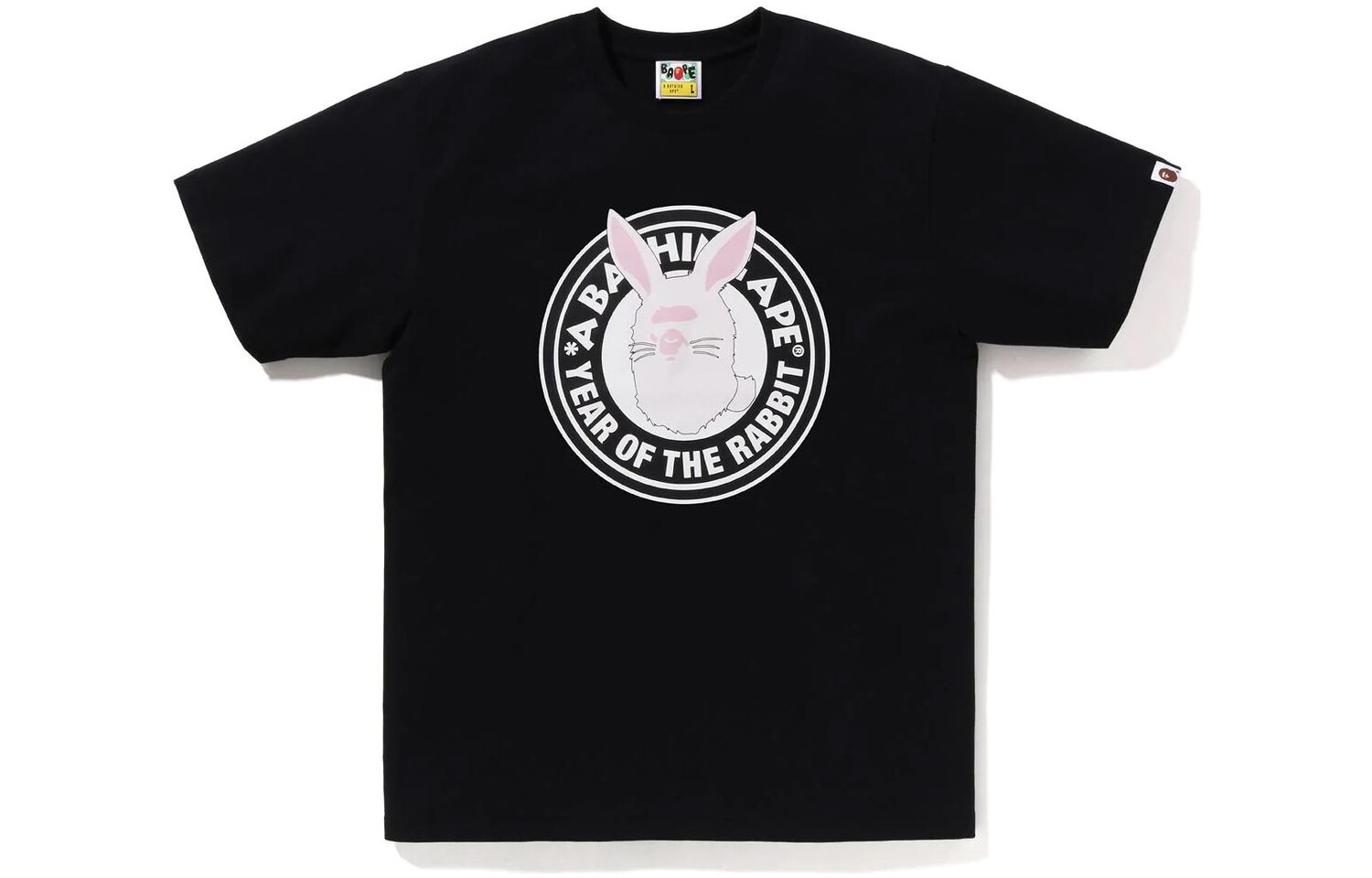 Футболка BAPE Year Of The Rabbit Ape Head 2023 A Bathing Ape, красный — фото 2