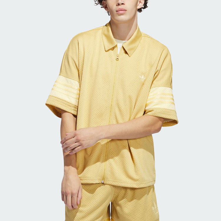 Рубашка мужская желтая Adidas Originals, желтый — фото 2