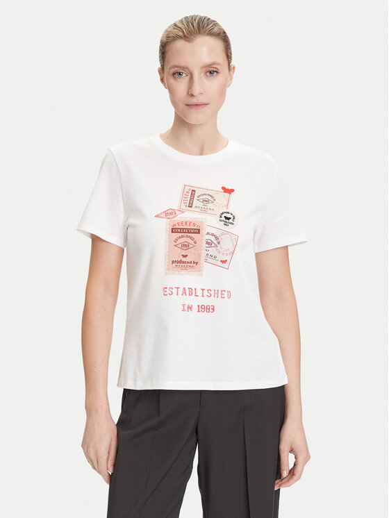 

Футболка regular fit Ara 2525976041 Weekend Max Mara, белый