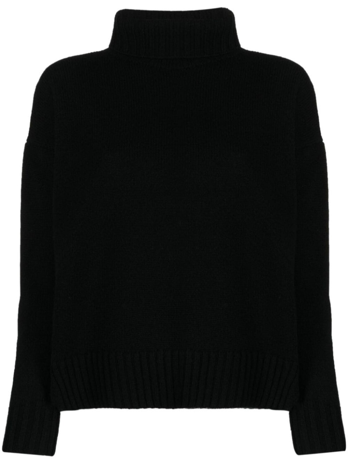 

Max Mara джемпер тонкой вязки с высоким воротником, черный