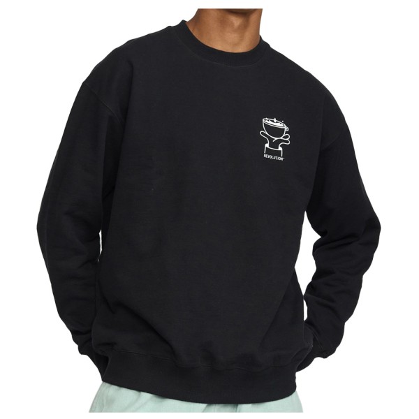 

Свитер с круглым вырезом и принтом Revolution, черный