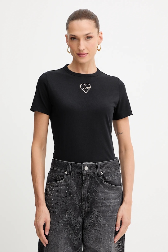 

Хлопковая футболка Boss Orange, черный