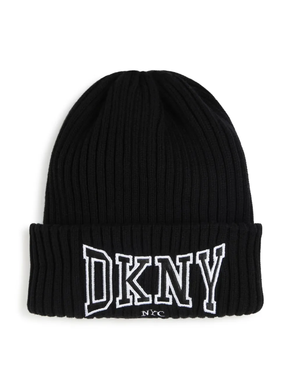 

Шапка бини с логотипом Dkny Kids, черный