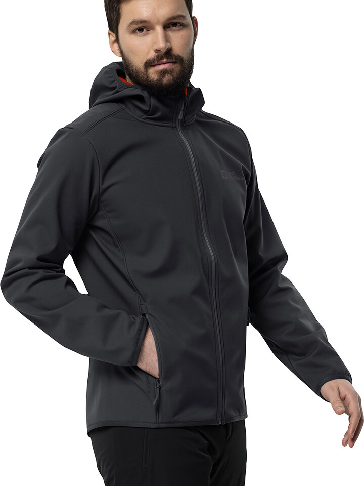 

Куртка Jack Wolfskin Softshelljacke Bornberg, антрацит