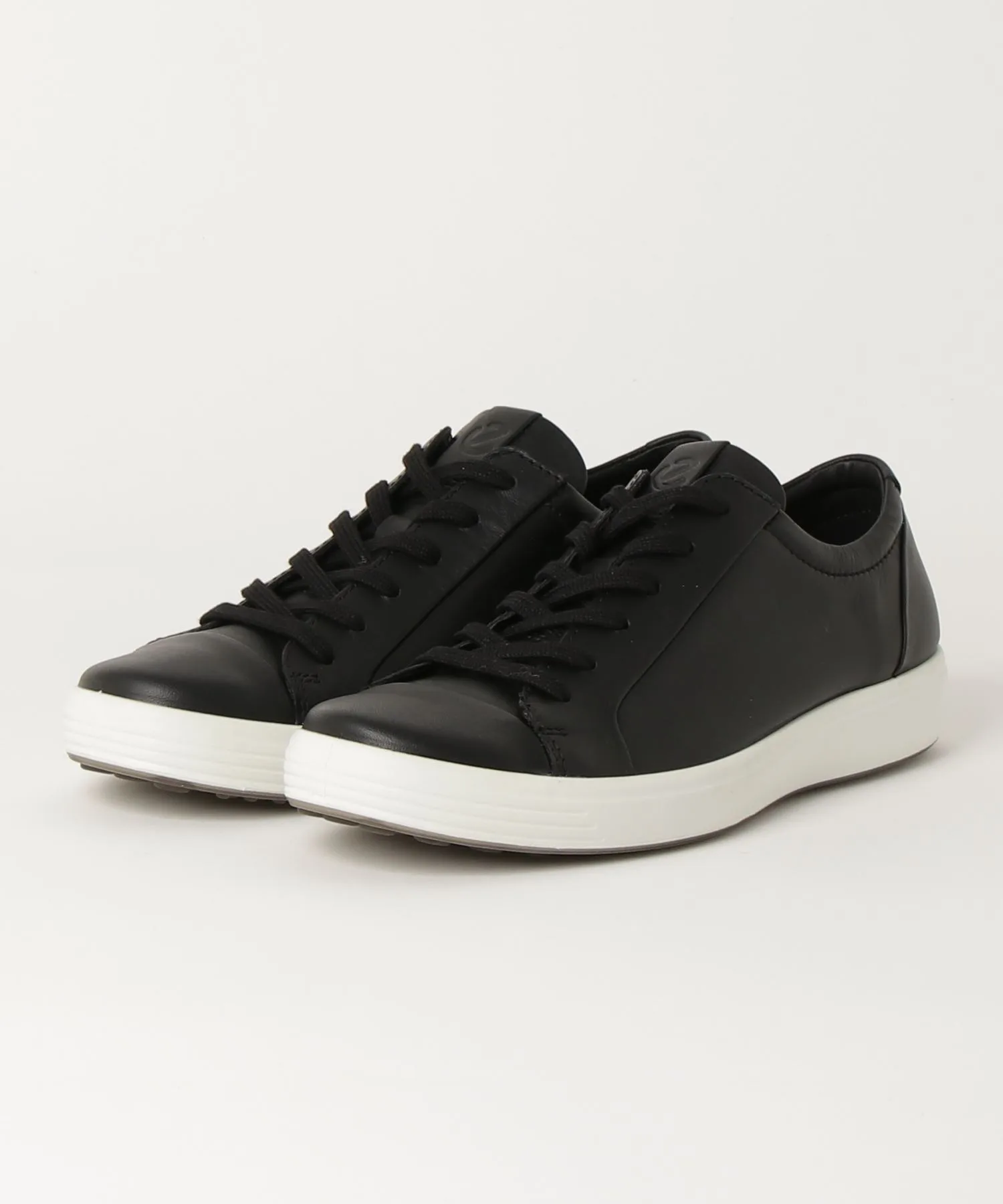 Мужские кожаные кроссовки ECCO SOFT 7 M чёрные