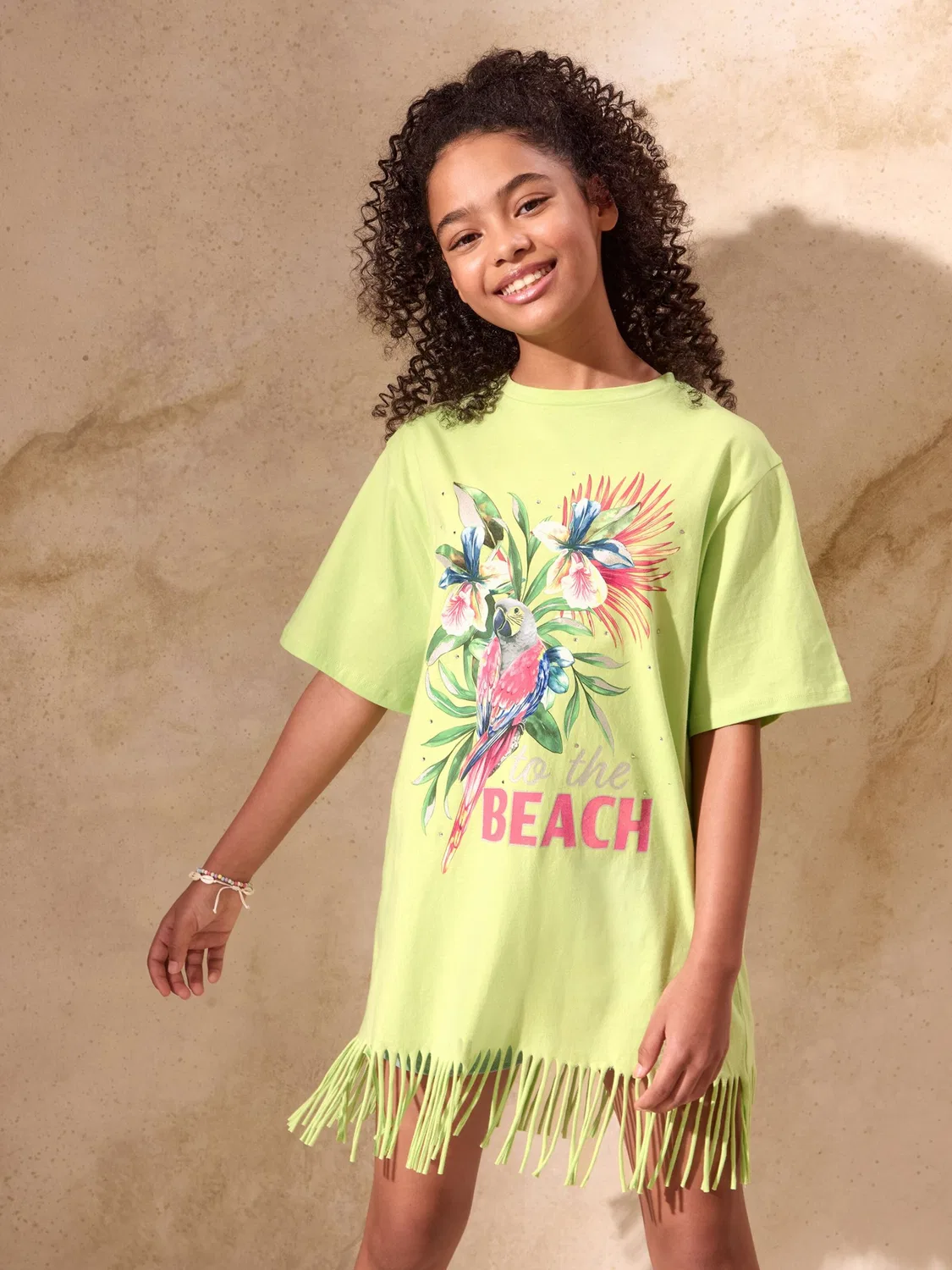Футболка 'Kaftan' Lipsy, Green/Light Green — фото 3