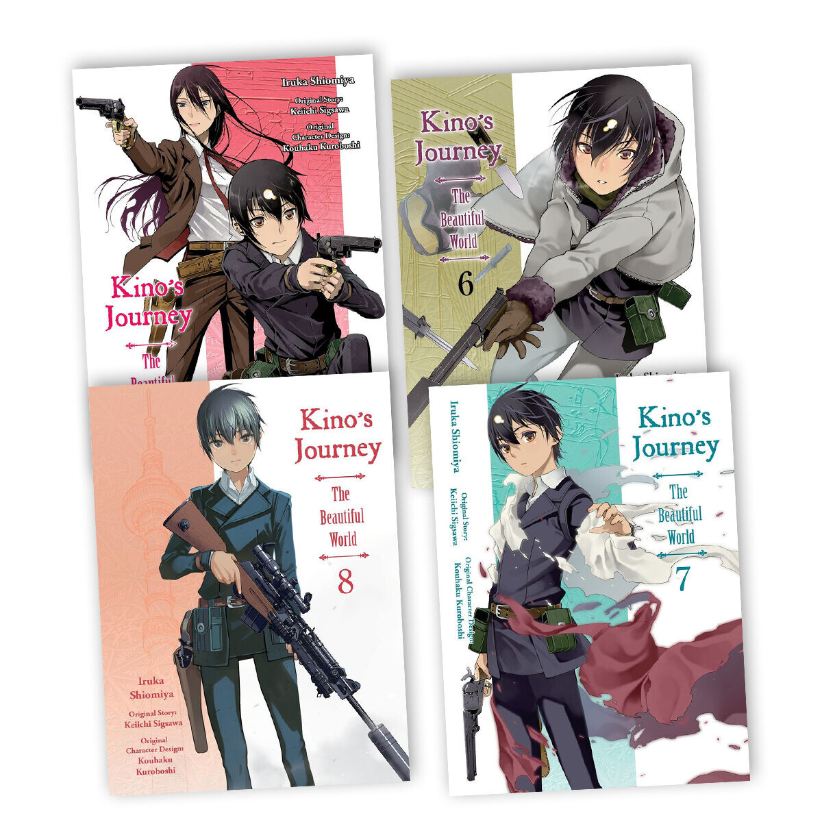 

Манга Kinos Journey the Beautiful World Manga (5-8) Bundle