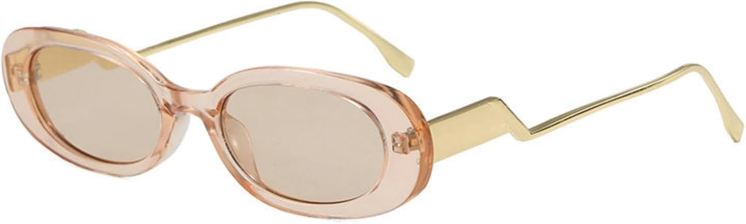 

Солнцезащитные очки Willochra в маленькой овальной оправе для женщин, в стиле панк Y2K, черные, для мужчин, модные, роскошные, винтажные, с защитой от УФ-излучения UV400, C3