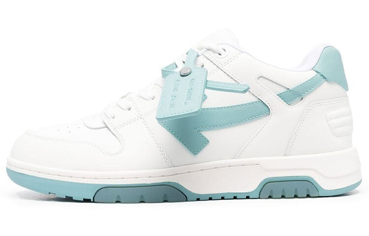 OFF-WHITE Out Of Office ООО Низкие кеды Белый Селадон
