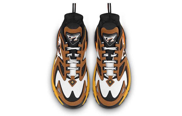 Кроссовки Runner Tatic 'Orange White Brown' LOUIS VUITTON, Brown Black White — фото 2