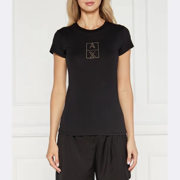 

Облегающая футболка Armani Exchange, черный