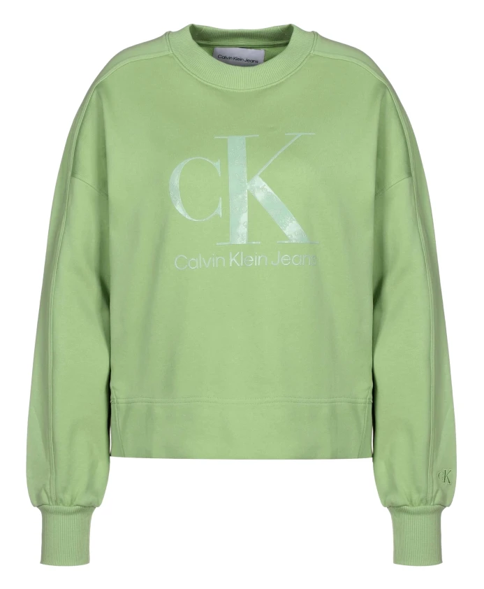 

Толстовка с капюшоном Calvin Klein, зеленый