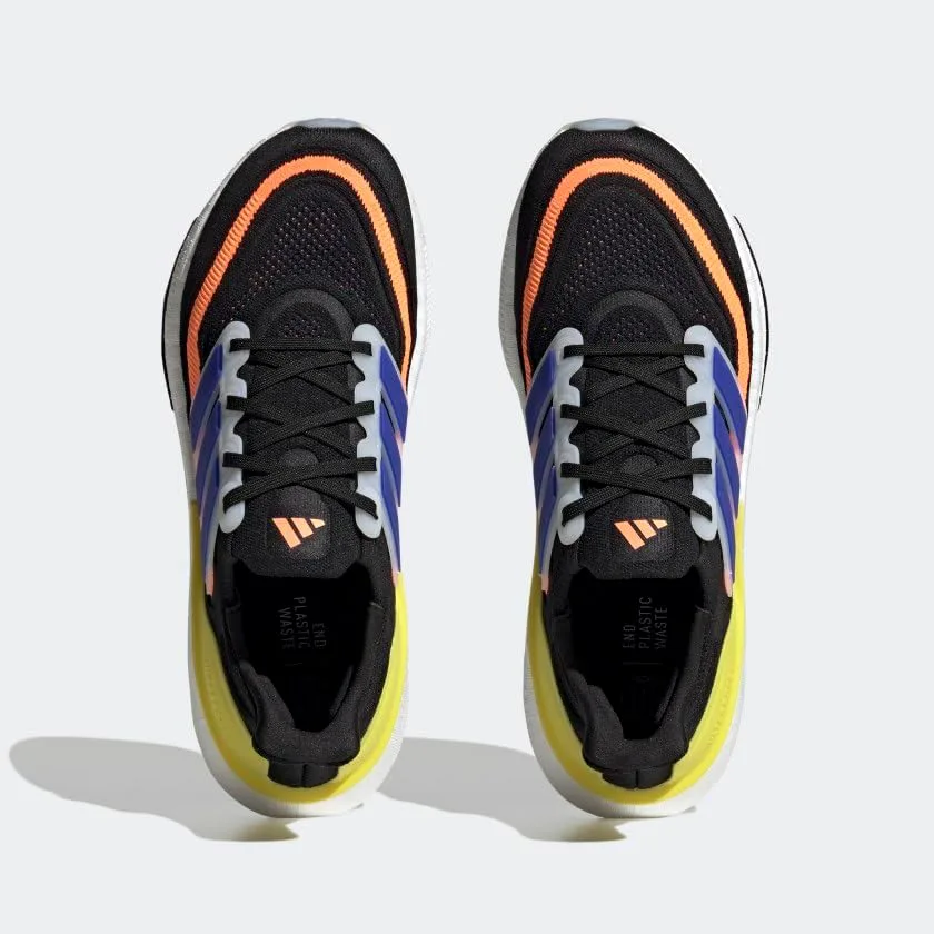 Мужские кроссовки Adidas Ultraboost Light Legacy, черный/синий/ярко-желтый — фото 3