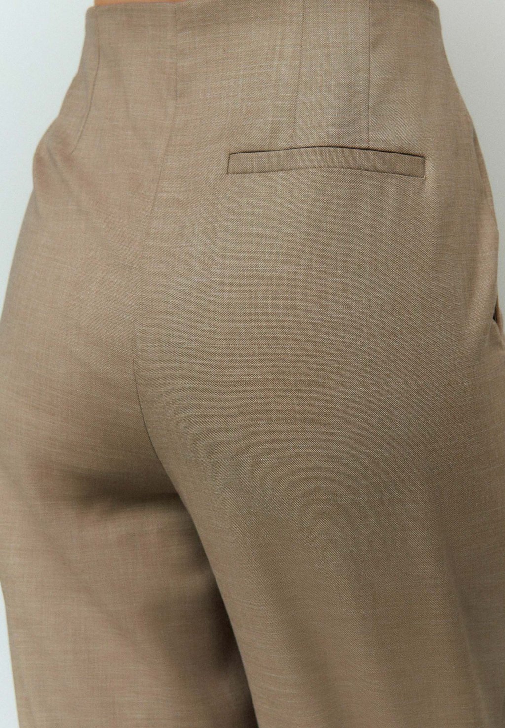 Брюки FIT - CROSS HATCH PLEAT LEG Next, бежевый — фото 2