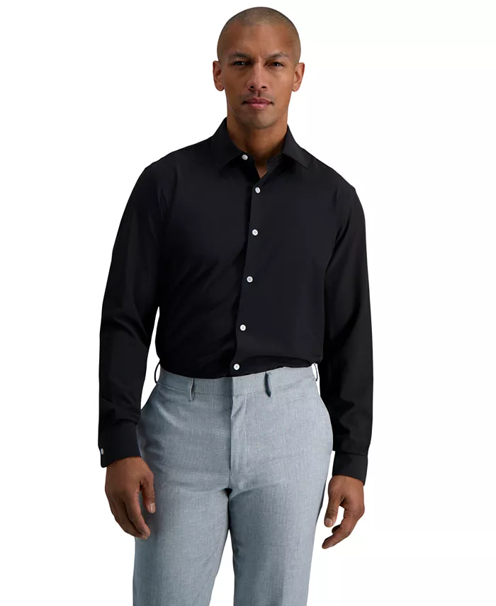 

Мужская рубашка Smart Wash Slim Fit Haggar, черный