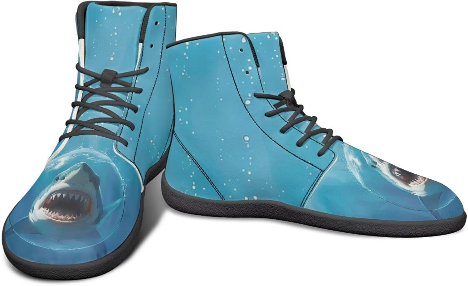 

Высокие кроссовки с морским животным принтом и обувь для босоного ходьбы, заземляющие кроссовки для мужчин, обувь для кросс-тренинга и путешествий Watdotory, синий