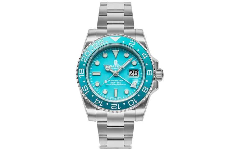 

A BATHING APE Часы Type 1 Bapex Watch 'Blue', Blue Dial