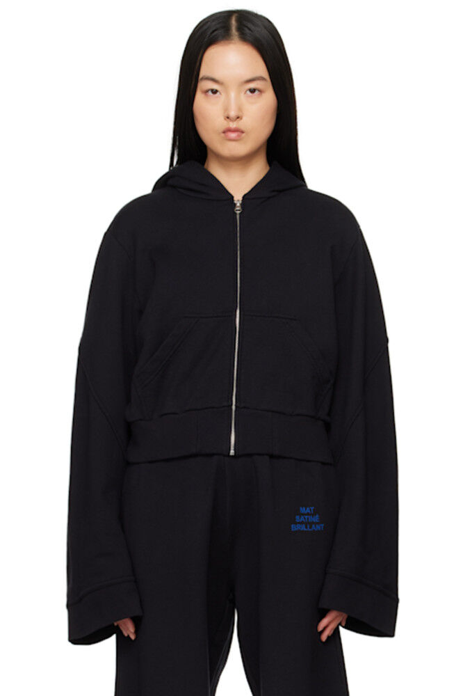 

Черная толстовка с капюшоном MM6 Maison Margiela