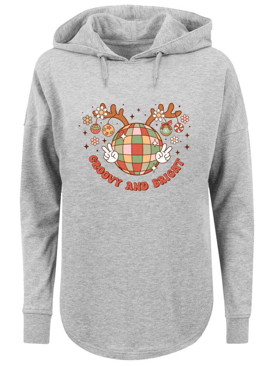 

Толстовка F4NT4STIC Groovy And Bright Christmas Disco Deer, mottled grey