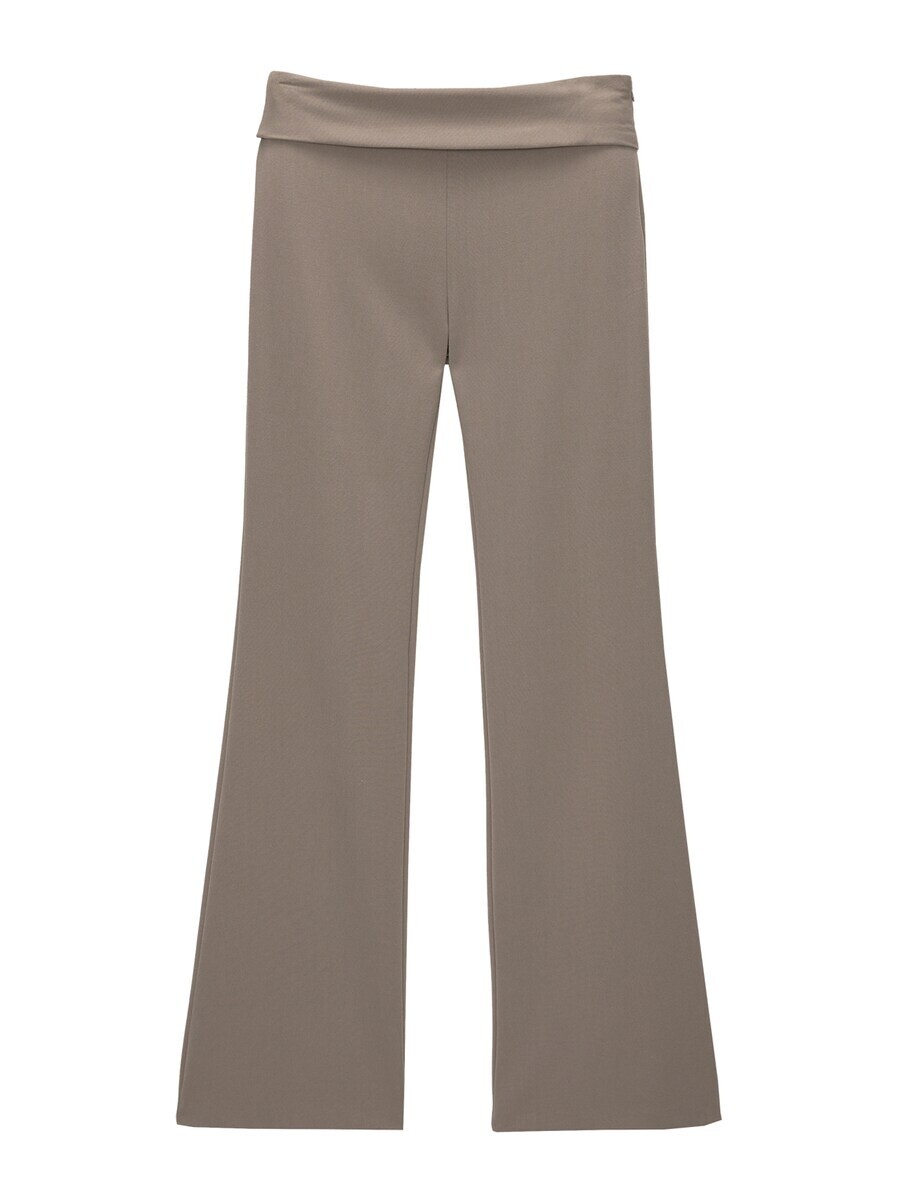 

Тканевые брюки Pull&Bear Flared Pants, серый