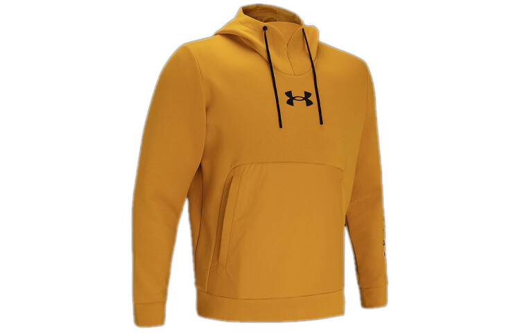 

Спортивная толстовка мужская золотисто-желтая Under Armour, цвет Gold