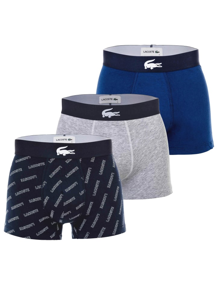

Боксерские трусы Lacoste, цвет dunkelblau/grau