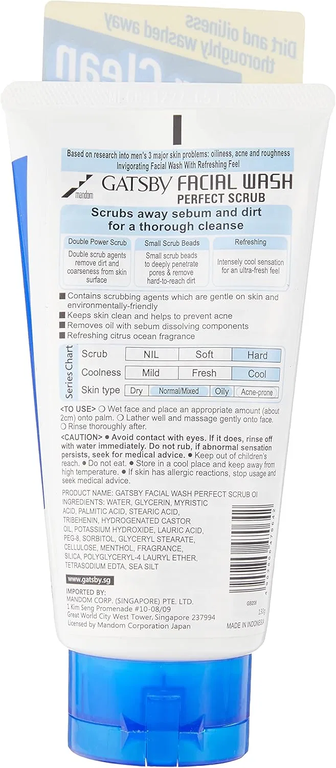 Скраб для лица Gatsby Facial Wash Perfect Scrub, 130 г — фото 3