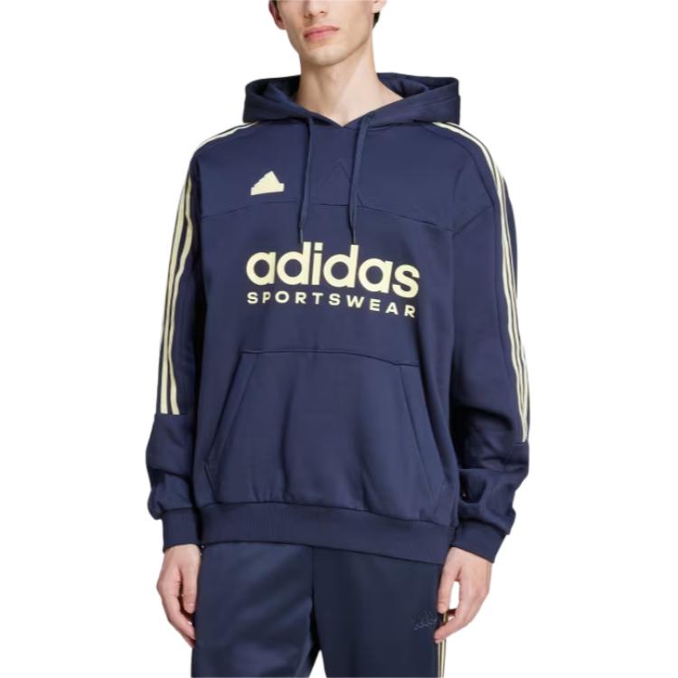 Adidas Спортивный свитшот мужской Legend Ink/near Yellow — фото 3