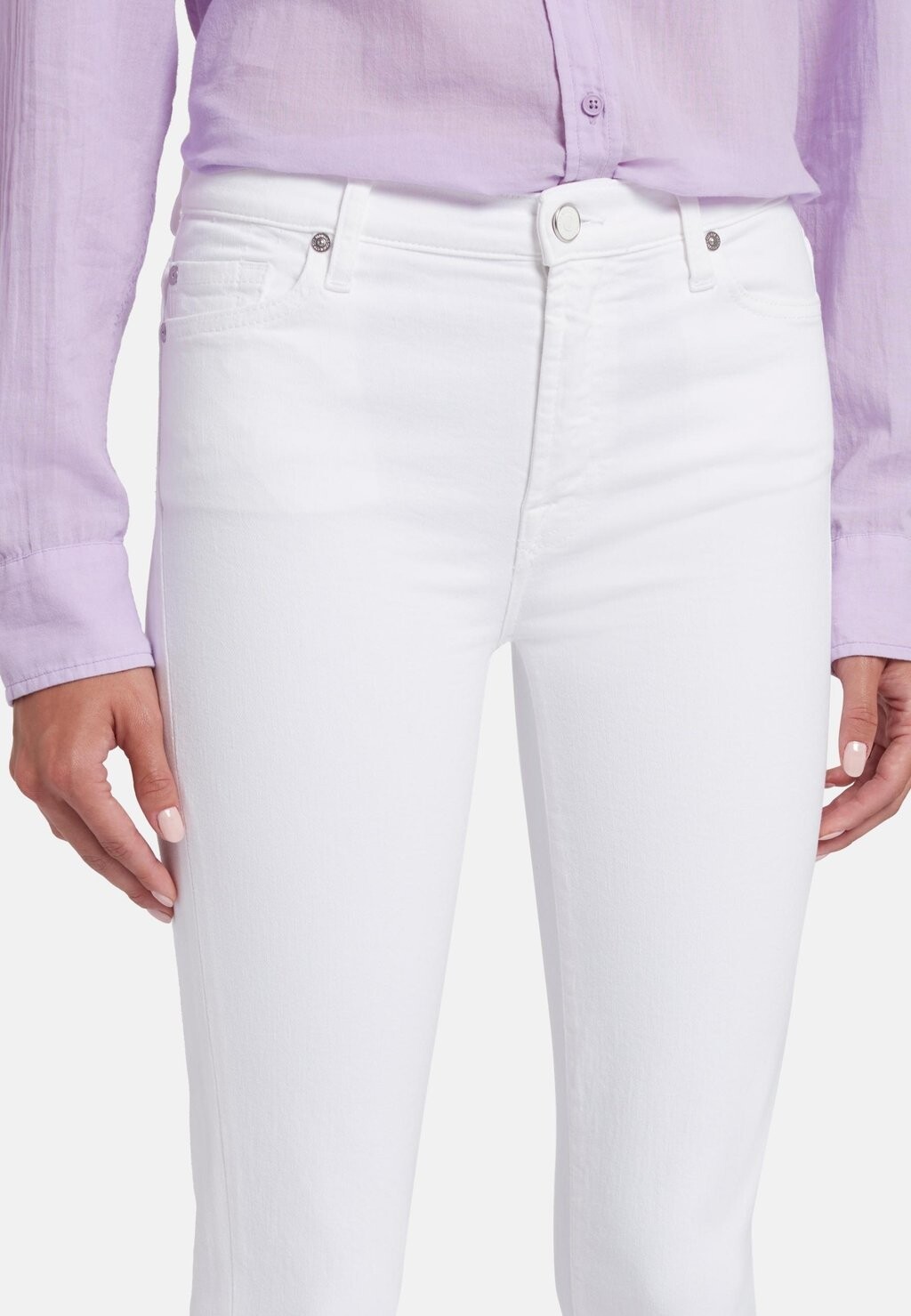 

Брюки CROP 7 for all mankind, белый
