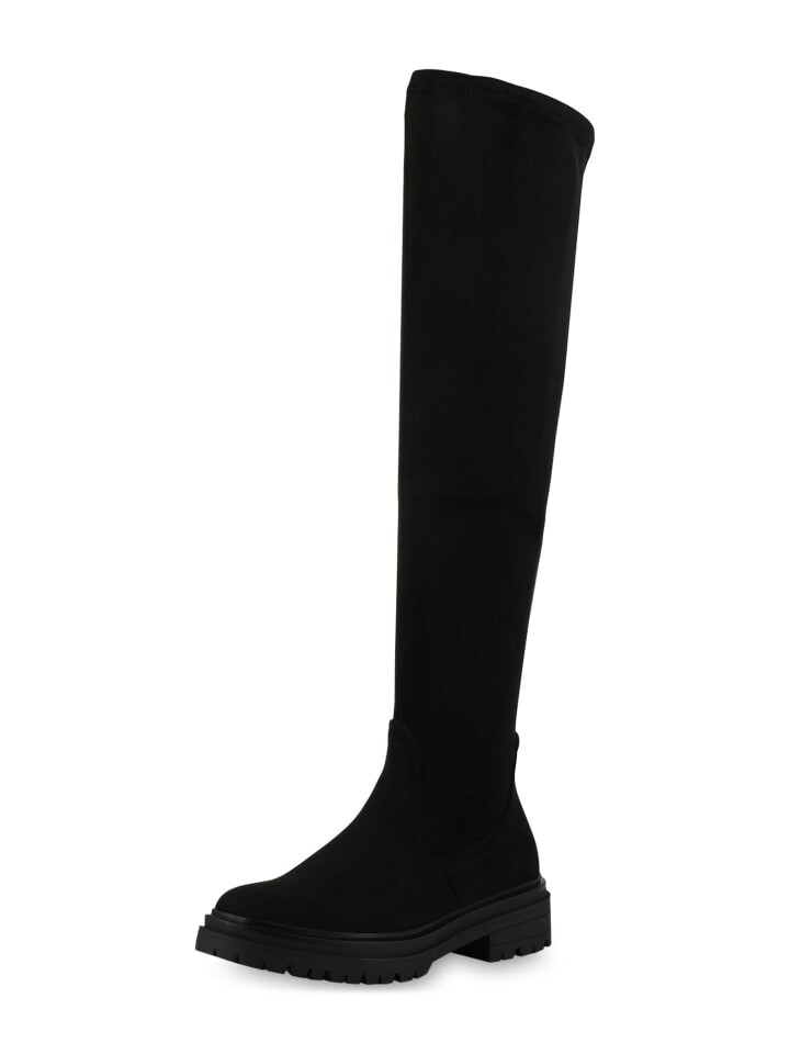 Сапоги VAN HILL Overknees Mia, цвет schwarz velours