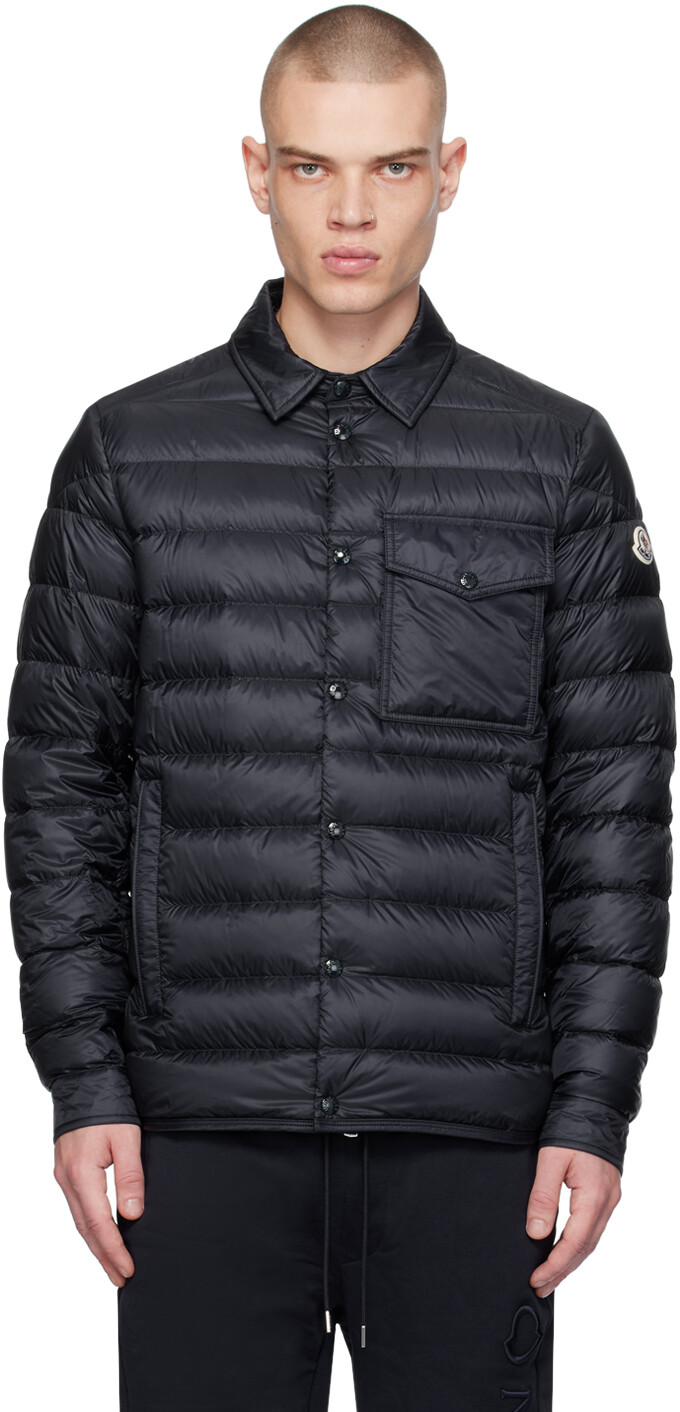 

Темно-синий пуховик Tenibres Moncler
