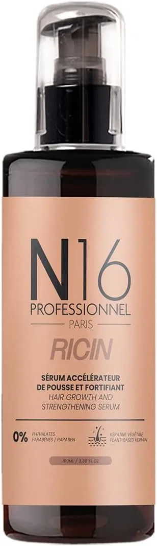 Органическая сыворотка для волос N16 Professionnel с касторовым маслом N16 Professionnel