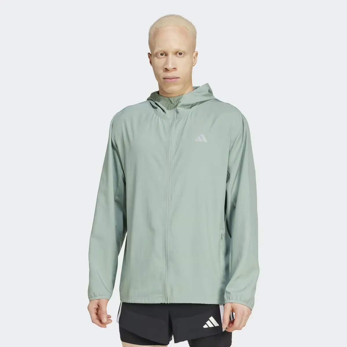 

Мужская куртка Run It Adidas, зеленый