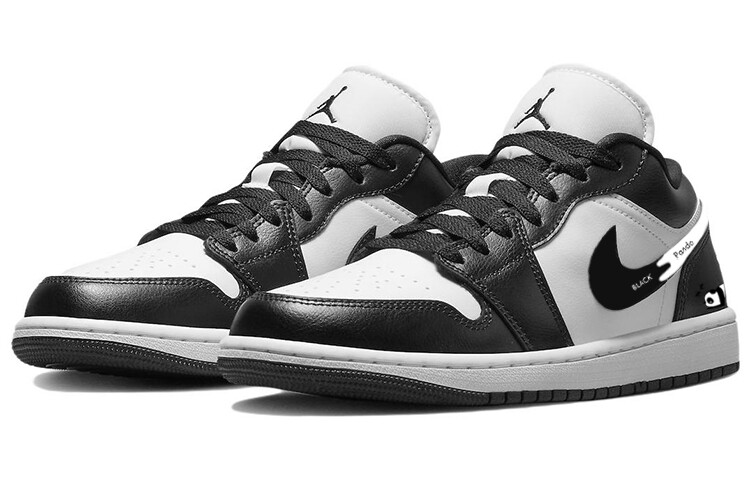 Jordan Air Jordan 1 винтажные баскетбольные кроссовки женские, Black — фото 3
