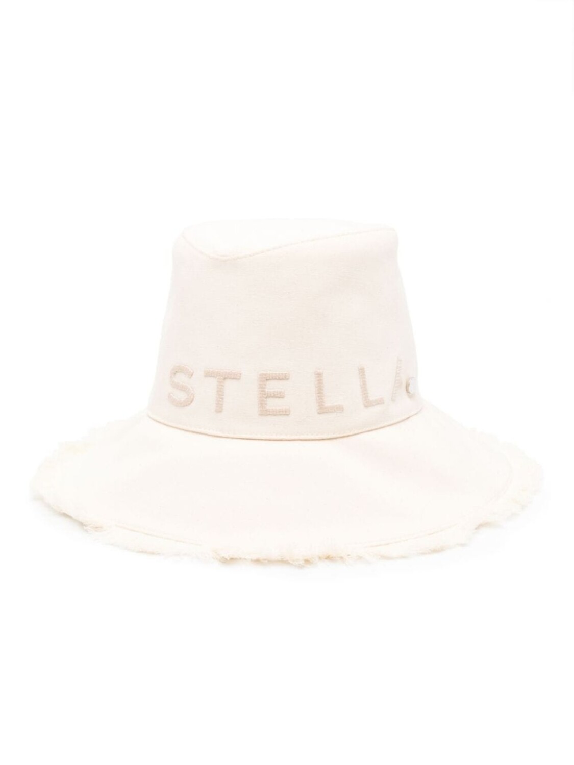 

Stella McCartney панама с логотипом, нейтральный цвет