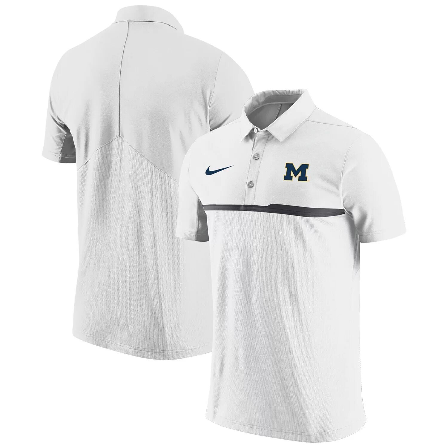 

Мужская команда White Michigan Wolverines 2023 Coach Performance Polo Nike