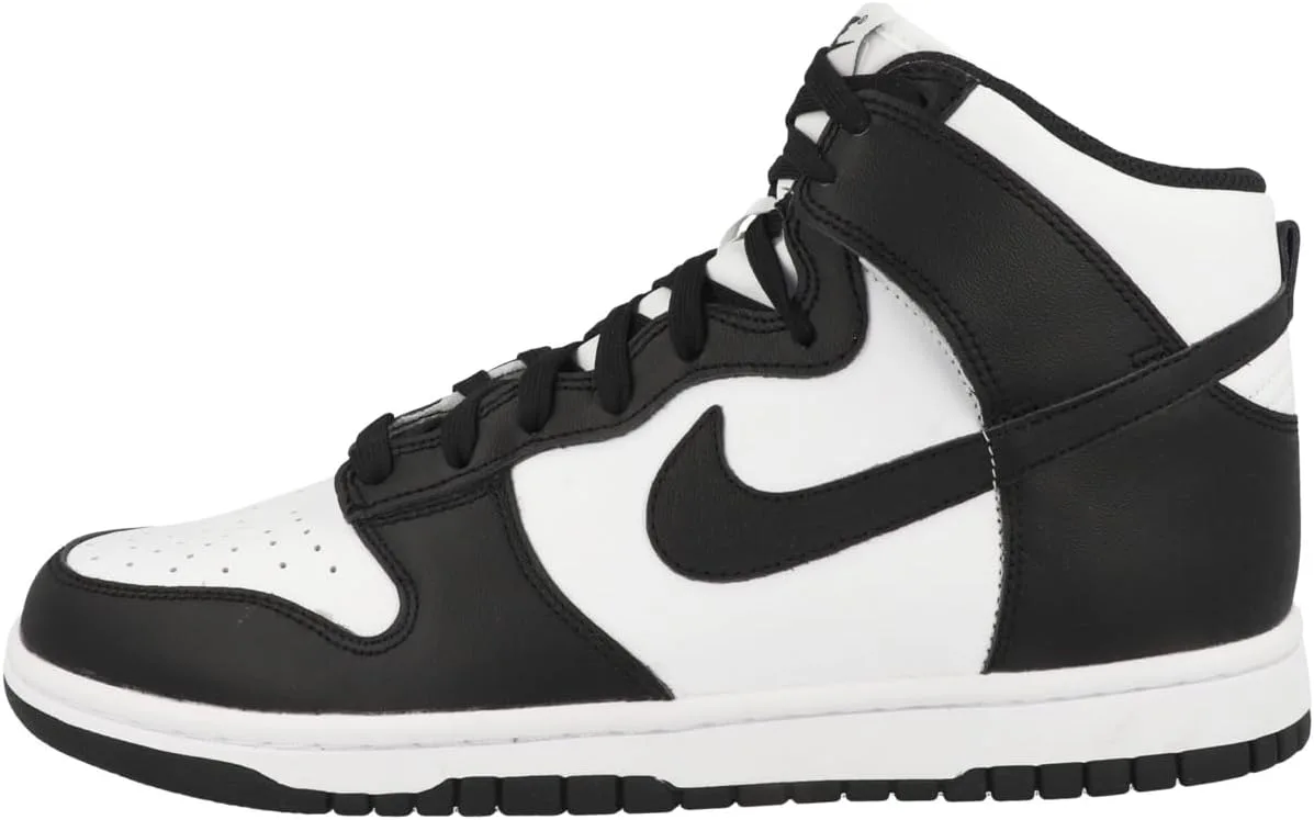 Кроссовки Nike Unisex Dunk High Retro, белый/черный