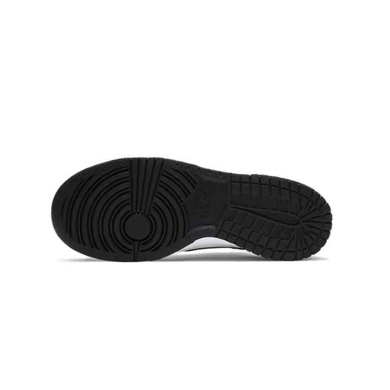 Nike Dunk Abrasion Resistant Low Top Детские скейтбординговые кроссовки Черный Белый — фото 2
