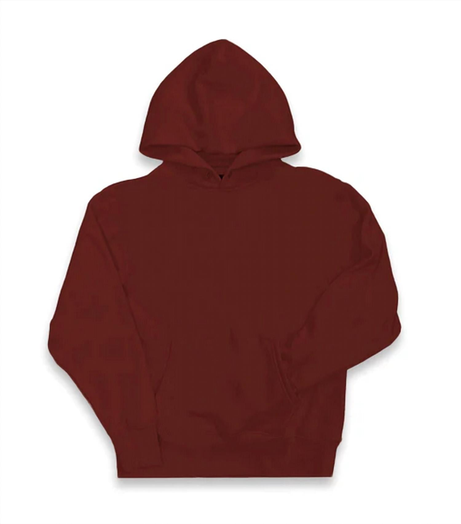 

Девчачий оверсайз худи Dylan в бордовом KatieJnyc