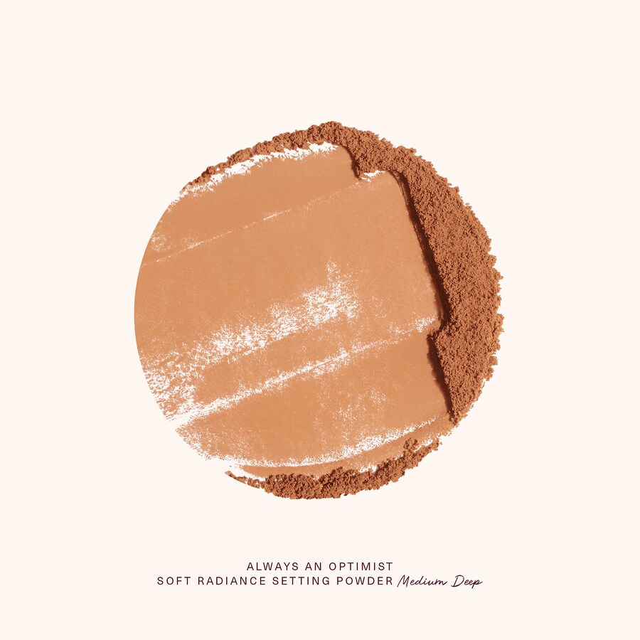 Всегда оптимистка. Пудра для фиксации макияжа Soft Radiance. Rare Beauty by Selena Gomez, 0.33 oz/9.5g, Medium/Deep — фото 2