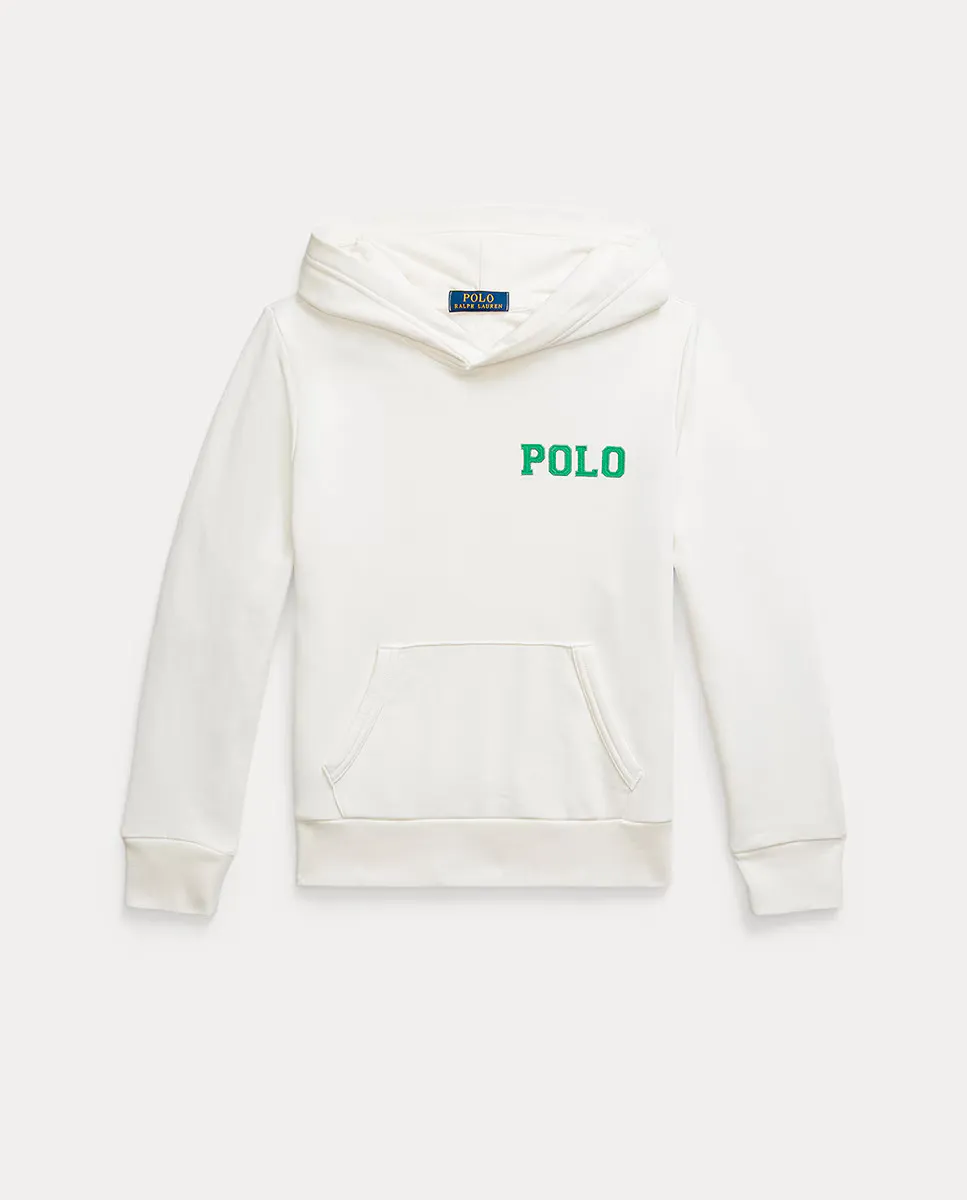 

Унисекс худи из футера с логотипом Polo Ralph Lauren, цвет Crudo