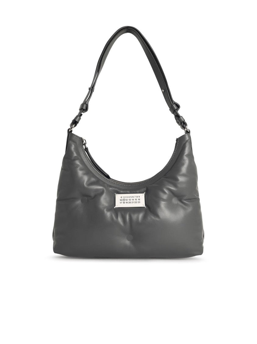 

Сумка Hobo Glam Slam' Small из серой кожи Pebble Grey Maison Margiela